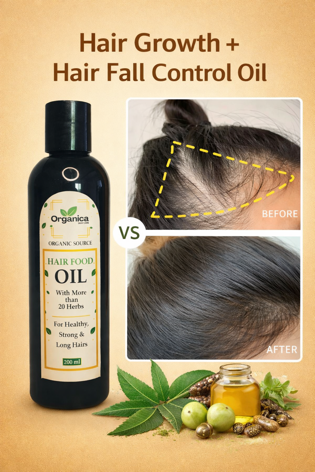Organica Hair Food Oil