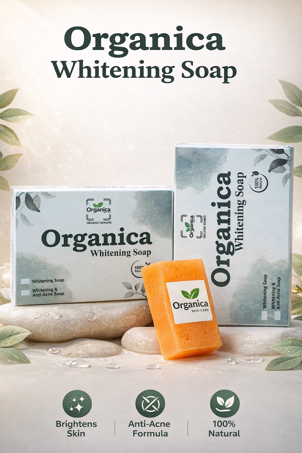 Organica Whitening & Brightening Soap