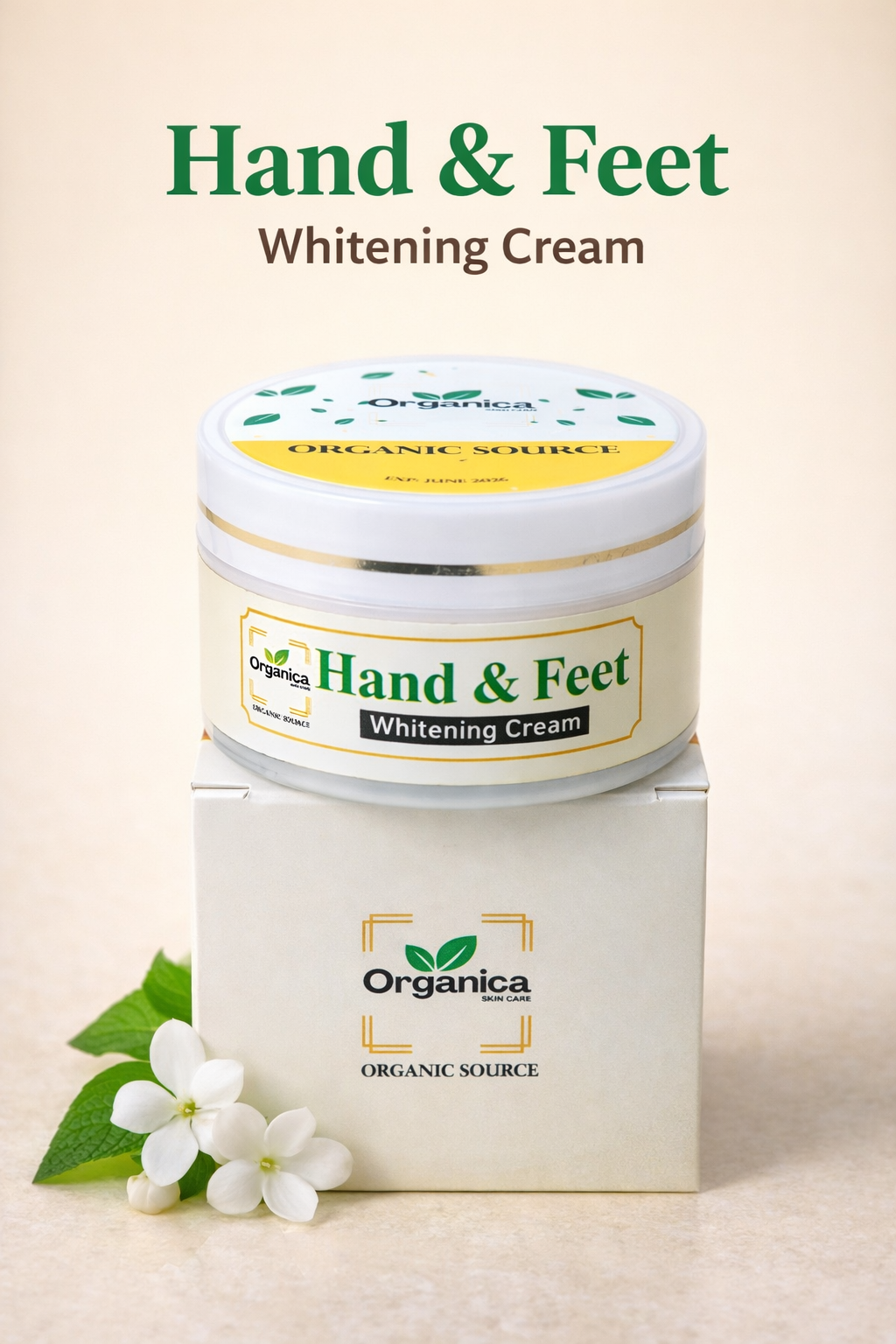 Organica Hand & Feet Whitening Cream