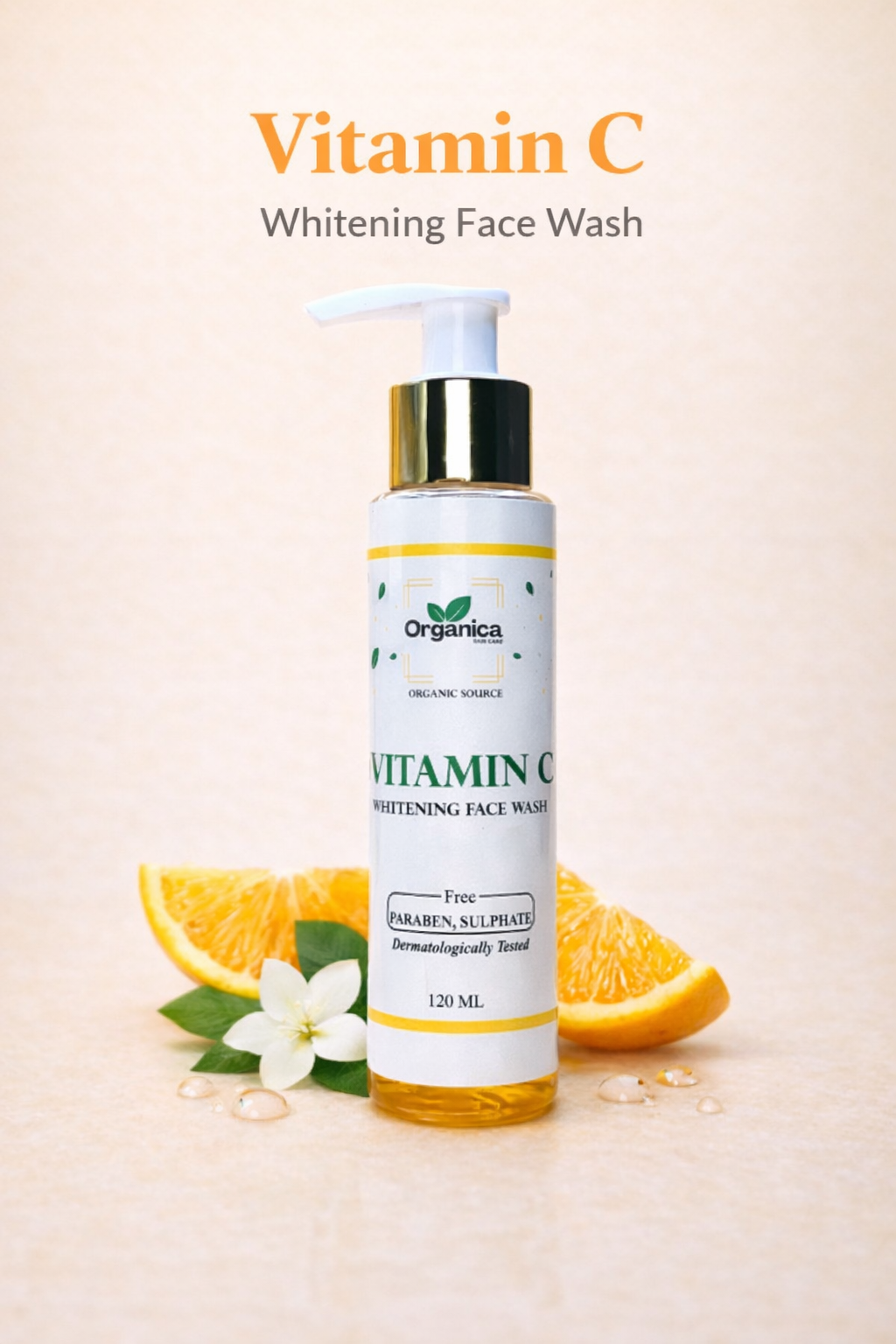Organica Vitamin C Whitening Face Wash