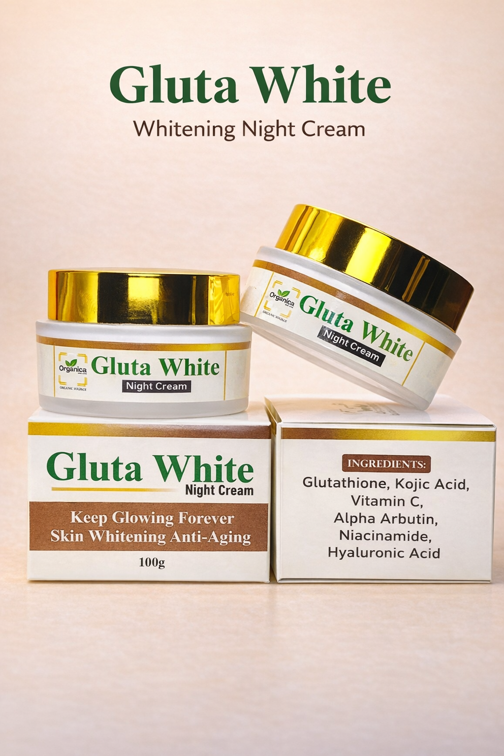 Organica Gluta White Cream