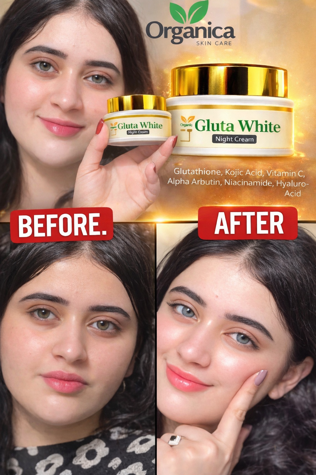 Organica Gluta White Cream